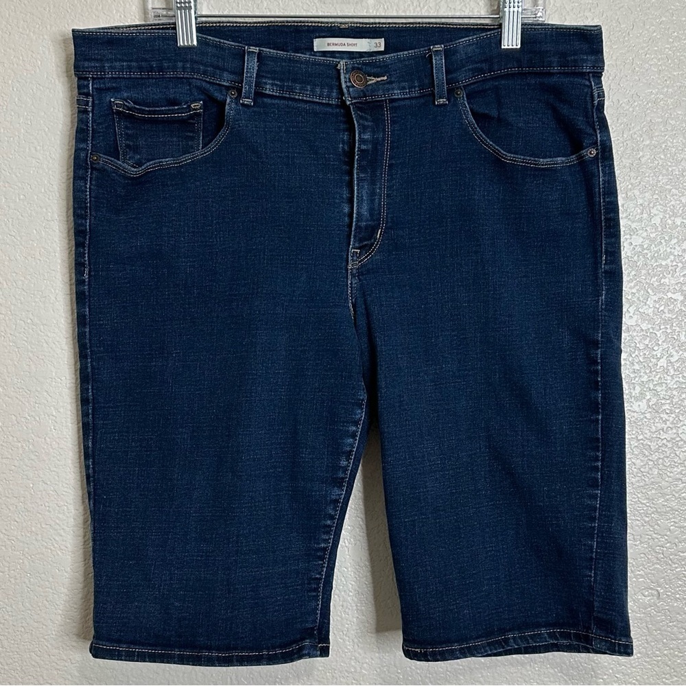 Levi's Blue Denim Women's Bermuda Shorts, Size 33